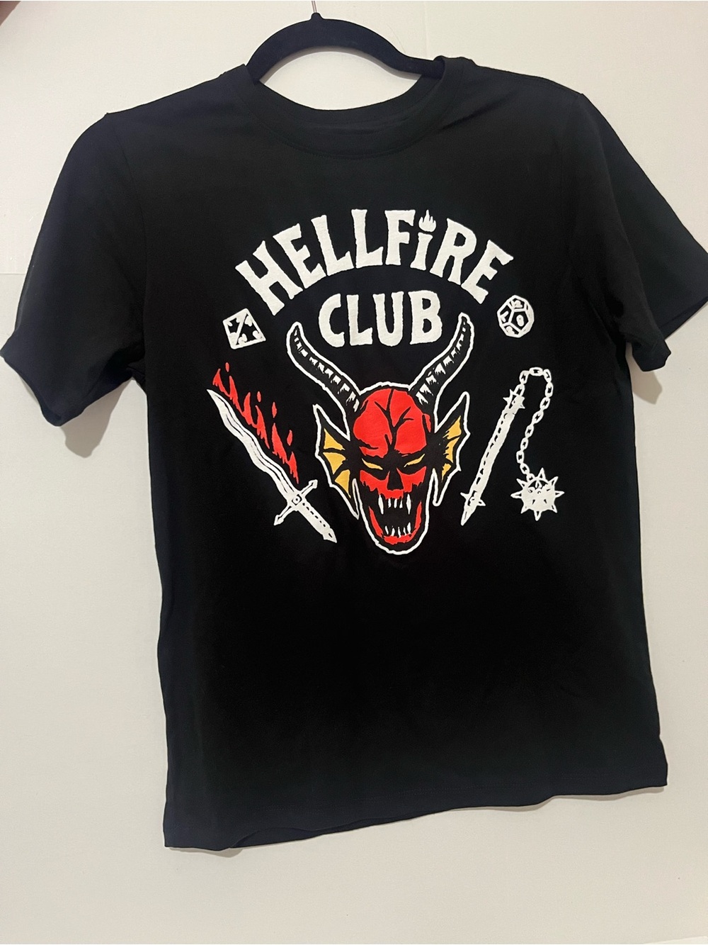 Kids Hellfire Club Graphic T‑Shirt - Black